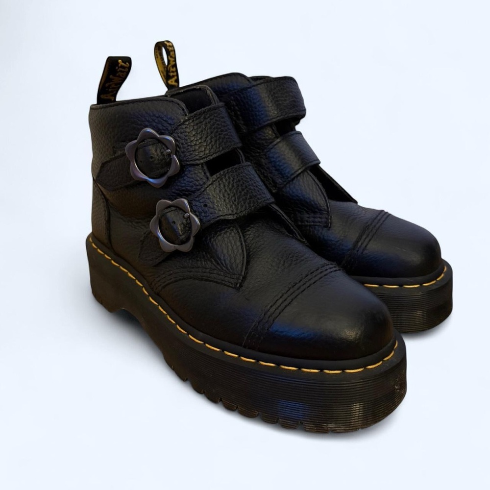 Dr. Martens Black Leather Footwear